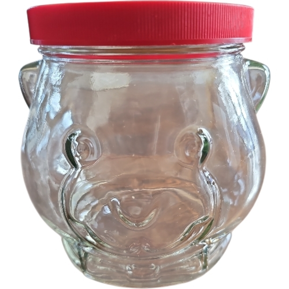 Adorable Vintage Kraft Peanut Butter Glass Jar Canadian Classic 1989